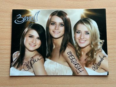 3mal1 Autogrammkarte orig signiert #6956