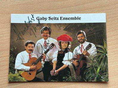 Gaby Seitz Ensemble Autogrammkarte orig signiert #6965