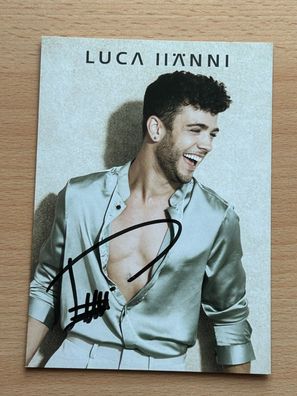 Luca Hänni Autogrammkarte orig signiert #6848