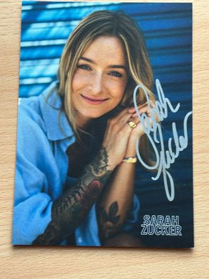 Sarah Zucker Autogrammkarte orig signiert #6884