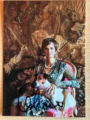 Gloria von Thurn und Taxis Autogrammkarte orig signiert #6802