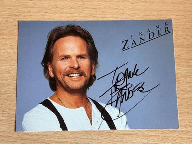 Frank Zander Autogrammkarte orig signiert #6713