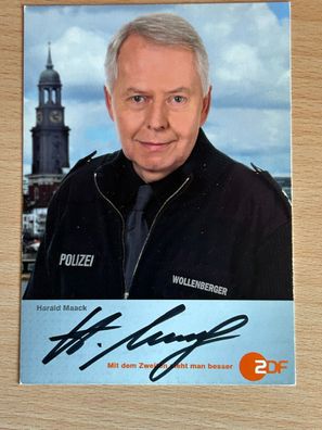 Harald Maack Notruf Hafenkante Autogrammkarte orig signiert #6760