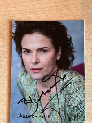 Barbara Auer Autogrammkarte orig signiert #6822