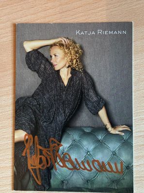 Katja Riemann Autogrammkarte orig signiert #6827