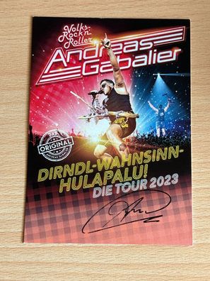 Andreas Gabalier Autogrammkarte orig signiert #6702