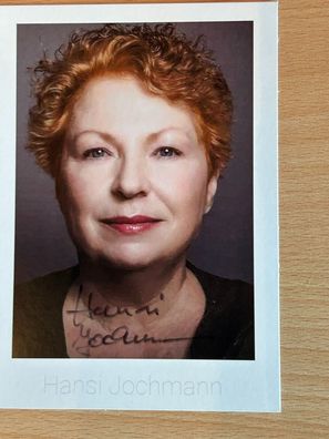 Hansi Jochmann Autogrammkarte orig signiert #6818
