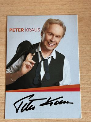 Peter Kraus Autogrammkarte orig signiert #6704