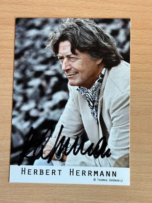 Herbert Herrmann Autogrammkarte orig signiert #6738