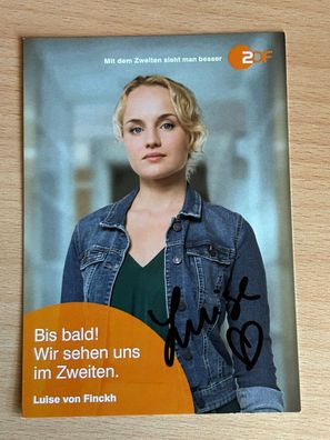 Luise von Finckh Blutige Anfänger Autogrammkarte orig signiert #6771