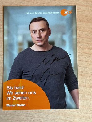 Werner Daehn Blutige Anfänger Autogrammkarte orig signiert #6770