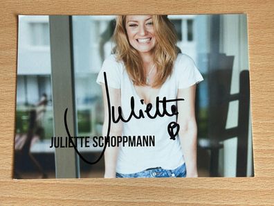 Juliette Schoppmann Autogrammkarte orig signiert #6717
