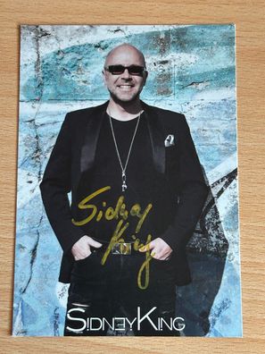 Sidney King Autogrammkarte orig signiert #6686
