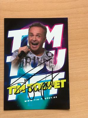 Tim Toupet Schlager orig. signiert - TV FILM MUSIK #5045