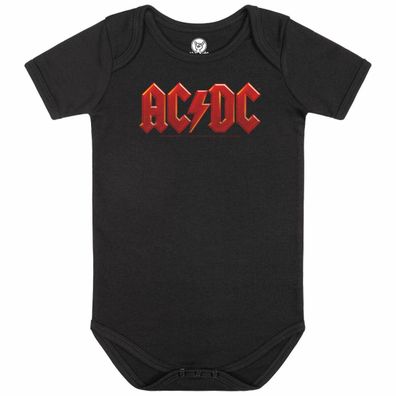 AC/DC Multi Logo Baby Body 100% Bio Baumwolle Neu-New 100% offizielles Merch
