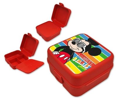 Mickey Mouse Lunchbox mit mehreren Fächern, Multi-Fach Brotdose, BPA frei Micky