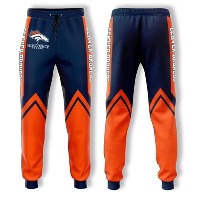 Neu Herren Fußball Hose Denver Broncos Zweifarbige drucke Sporthose