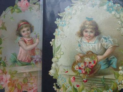 2 alte Grußkarten vintage Nostalgie Kinder Maxim Art England