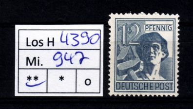 Los H4390: Alliierte Besetzung - Gemeinschaftsausgaben Mi. 947 * *