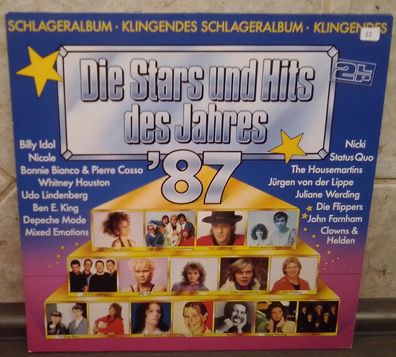 LP Die Stars & Hits des Jahres 87 ( Doppel LP )