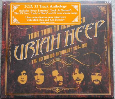 Uriah Heep - Your Turn To Remember · The Definitive Anthology 1970-1990 (2xCD)