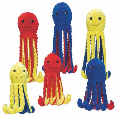 Beeztees Plüsch-Hundespielzeug - Oktopus Amy - Plüschspielzeug ohne Squeaker