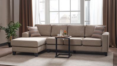 Wohnlandschaft Ecksofa L-Form Couch Sitz Polster Sofa Luxus Möbel Sofas modern