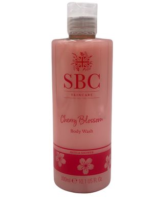 SBC Skincare Body Wash Cherry Blossom 300ml Bath & Shower