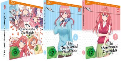 The Quintessential Quintuplets - Vol.1-3 + Sammelschuber - Limited Blu-Ray - NEU