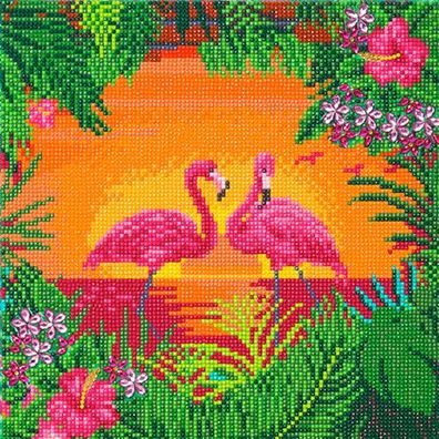 Stolze Flamingos