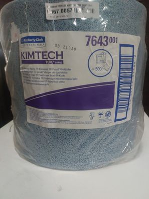Kimberly-Clark Kimtech 7643 Pure Wischtücher Big 500 Blatt
