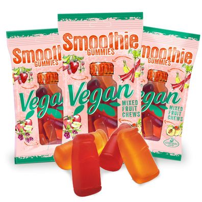 Lühders - Smoothie Gummies Melba-Ruby, vegan (3er Set)