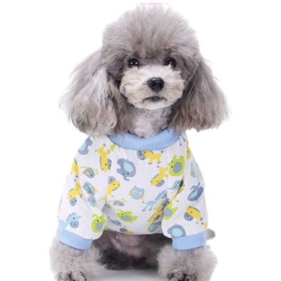 Hund Pyjamas für kleine Hunde Weiche Welpe Onesie Katze Jumpsuit Bequem S