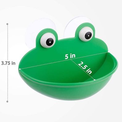 Amphibischer Wasserfrosch-Lebensraum mit Saugnäpfen, Plastikfrosch