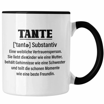 Trendation - Beste Tante Definition Geschenk Lustig Geschenkidee Geburtstag Weihnacht