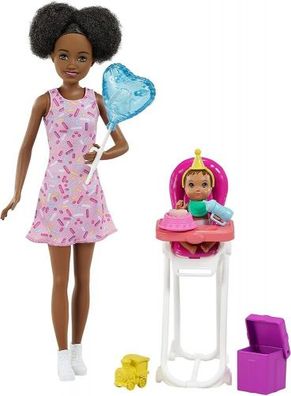 Mattel - Barbie Skippers Babysitters Black Hair from Assort