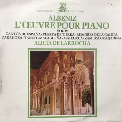 Erato STU 70562 - L' Œuvre Pour Piano - Vol. IV