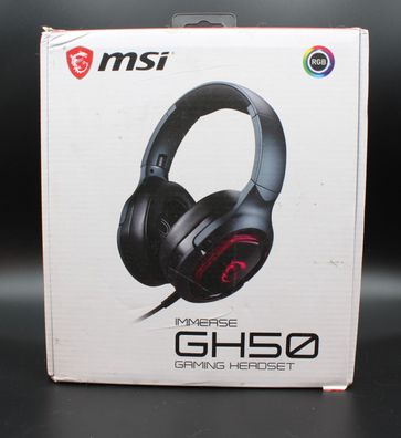 MSI Immerse GH50 7.1 Surround Sound RGB Gaming Headset
