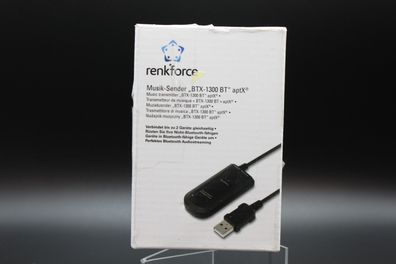 Renkforce Bluetooth Musik Sender AptX Kabel Adapter Audio Zubehör Multimedia
