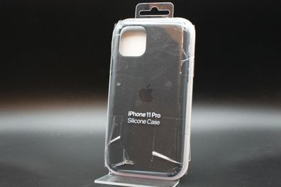 Apple Silicone Case Für iPhone 11 Pro - schwarz