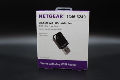 Netgear A6100 Netzwerk-Adapter USB 433 Mbit/ s Schwarz