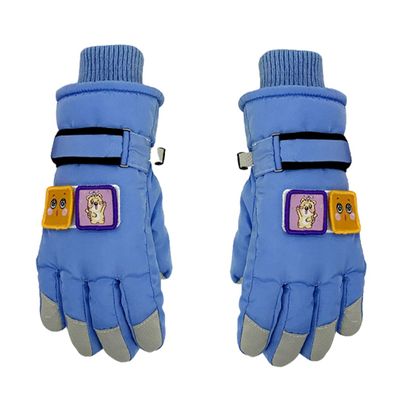Kinderhandschuhe Winter Wasserdicht Schnee Ski Handschuhe für Mädchen, Marine