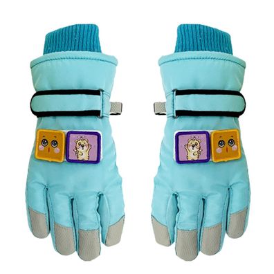 Kinderhandschuhe Winter Wasserdicht Schnee Ski Handschuhe für Mädchen, Minzgrün