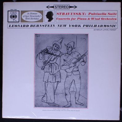 Columbia Masterworks SBRG 72040 (MS 6329) - Pulcinella Suite - Concerto For Pian