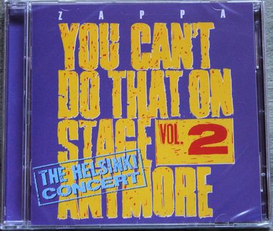 Zappa - You Can´t Do That On Stage Anymore Vol. 2 (2xCD) (0238782) (Neu + OVP)