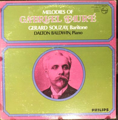 Philips PHS900-191 - Melodies of Gabriel Fauré