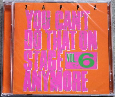 Zappa - You Can´t Do That On Stage Anymore Vol. 6 (2xCD) (0238852) (Neu + OVP)