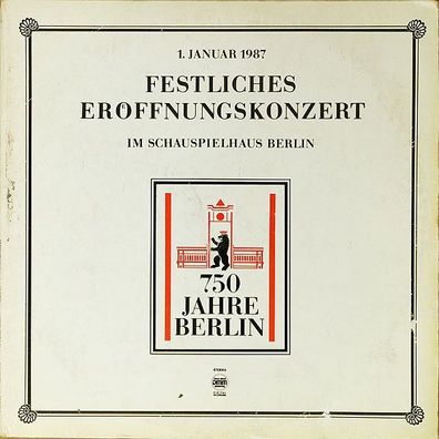 Eterna 725 101/102 - 750 Jahre Berlin • Festliches Eröffnungskonzert (1. Janu