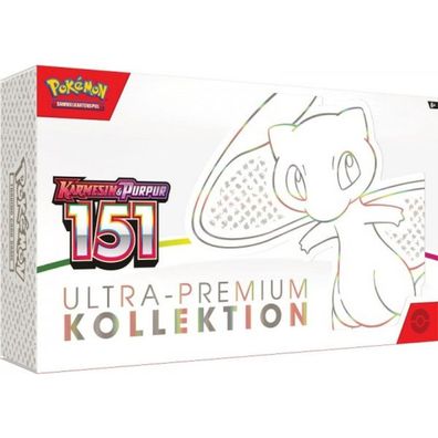 Pokemon Ultra Premium Kollektion - Karmesin & Purpur - 151 - Deutsch - 16 Booster Pac
