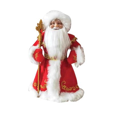 Ded Moros 70cm Väterchen Frost Dekofigur 70 cm mit Bonbonbehälter Weihnachtsdekora...